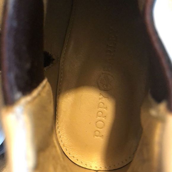 POPPY BARLEY PEBBLED LEATHER ANKLE BOOTS - Picture 10 of 11